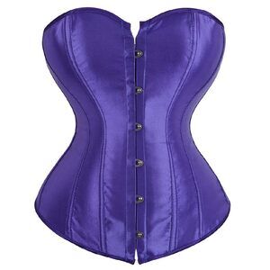 5575 Corsets Plus Size Purple Corset Sexy Bustier Corset Top Lingerie M